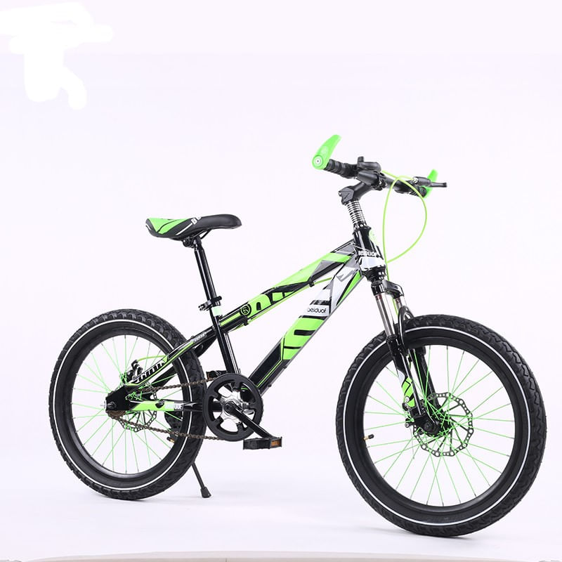 Sport si Outdoor - Ciclism - Biciclete pentru copii - Bicicleta Go Kart 20 inch SHM,pentru copii 7-10 ani, frana disc, 21viteze, negru cu verde - Infinity.ro