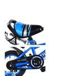 Sport si Outdoor - Ciclism - Biciclete pentru copii - Bicicleta Goo Kart Sport albastra16 inch cu intre 4-7 ani,roti ajutatoare silicon cu luminite,aparatoare,sonerie - Infinity.ro