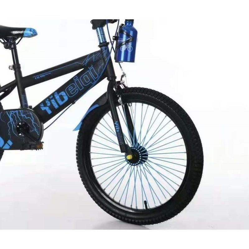 Sport si Outdoor - Ciclism - Biciclete pentru copii - Bicicleta Go kart Best 20 inch , pentru copii cu varsta intre 5-9 ani, aparatoare si suport cu bidon apa, albastru - Infinity.ro
