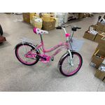 Sport si Outdoor - Ciclism - Biciclete pentru copii - Bicicleta Go Kart Caraiman 20 inch pentru fetite cu intre 5-9 ani, aparatoare noroi, sonerie,cric roz - Infinity.ro