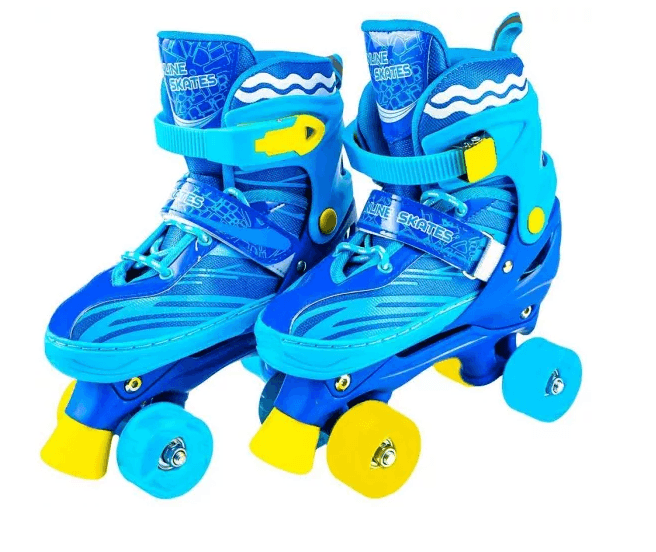 Patine Cu Rotile Go Kart, PVC, Marimea M, albastre