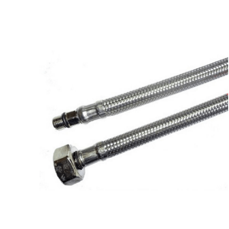 Casa si Gradina/Sanitare/Instalatii hidro/Fitinguri - Racord Flexibil pentru Baterie Monocomanda, F1/2, Melscher, 80 cm, inox, cromat, - Infinity.ro