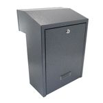 Casa si Gradina - Constructii - Depozitare, transport si protectie - Cutii postale - Cutie postala, gri, format C4,29.5 x 23 x 40 cm, Damech - Infinity.ro