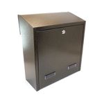 Casa si Gradina - Constructii - Depozitare, transport si protectie - Cutii postale - Cutie postala, auriu, format C4,37.5 x 17.5 x 40 cm, Damech - Infinity.ro