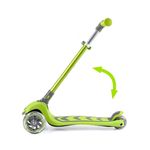 Sport si Outdoor - Role, trotinete si skateboard - Trotinete copii - Trotineta pliabila Milly Mally Boogie Red, roti din silicon cu Led, platforma antiderapanta, greutate admisa 50 kg - Infinity.ro