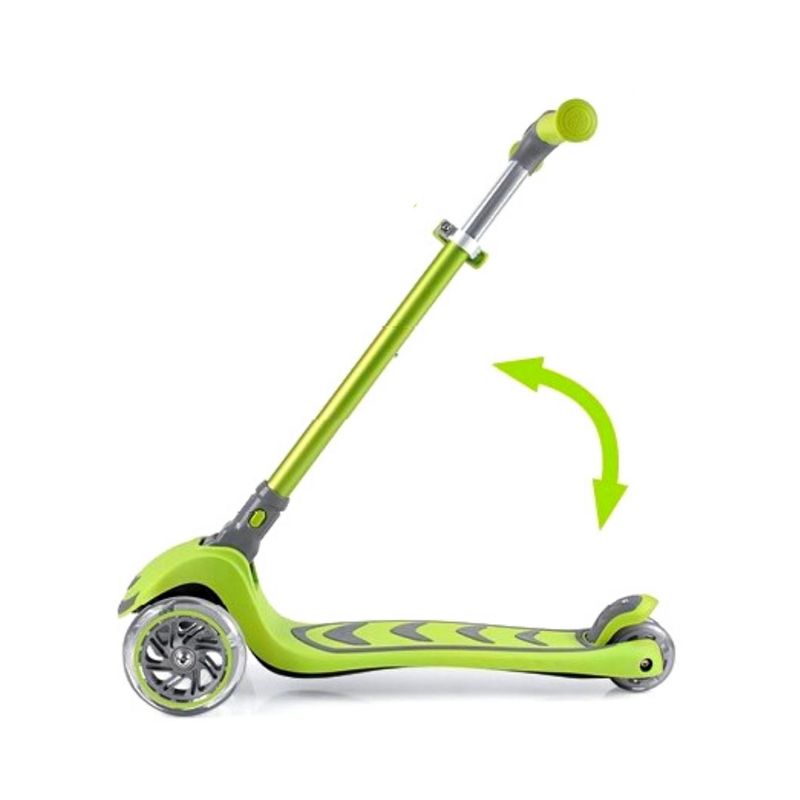 Sport si Outdoor - Role, trotinete si skateboard - Trotinete copii - Trotineta pliabila Milly Mally Boogie Red, roti din silicon cu Led, platforma antiderapanta, greutate admisa 50 kg - Infinity.ro