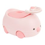 Jucarii, Copii si Bebe - Igiena si ingrijire - Baia bebelusului - Olite si reductoare WC - Olita pentru copii KikkaBoo cu volan si claxon Chick Pink - Infinity.ro