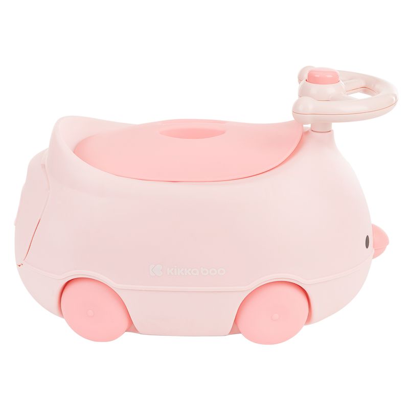 Jucarii, Copii si Bebe - Igiena si ingrijire - Baia bebelusului - Olite si reductoare WC - Olita pentru copii KikkaBoo cu volan si claxon Chick Pink - Infinity.ro