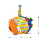 Jucarii, Copii si Bebe - Jucarii si jocuri - Jucarii bebelusi - Jucarii interactive bebelusi - Jucarie din plus pentru agatat, Minge senzoriala cu clopotel, Funny Ball - Infinity.ro