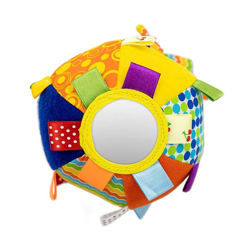 Jucarii, Copii si Bebe - Jucarii si jocuri - Jucarii bebelusi - Jucarii interactive bebelusi - Jucarie din plus pentru agatat, Minge senzoriala cu clopotel, Funny Ball - Infinity.ro