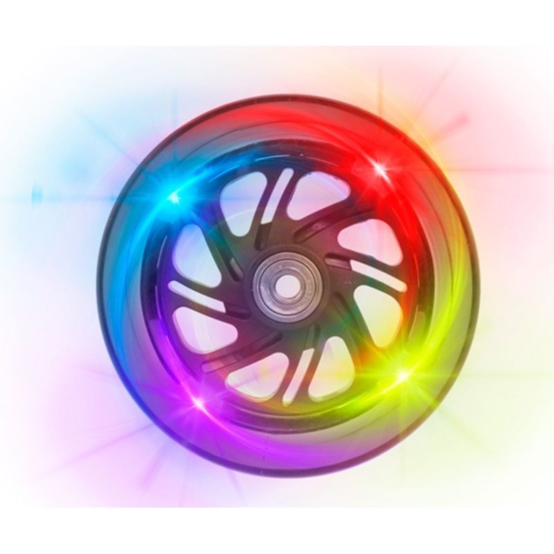 Sport si Outdoor - Role, trotinete si skateboard - Trotinete copii - Trotineta pliabila Milly Mally Boogie Blue, roti din silicon cu Led, platforma antiderapanta, greutate admisa 50 kg - Infinity.ro