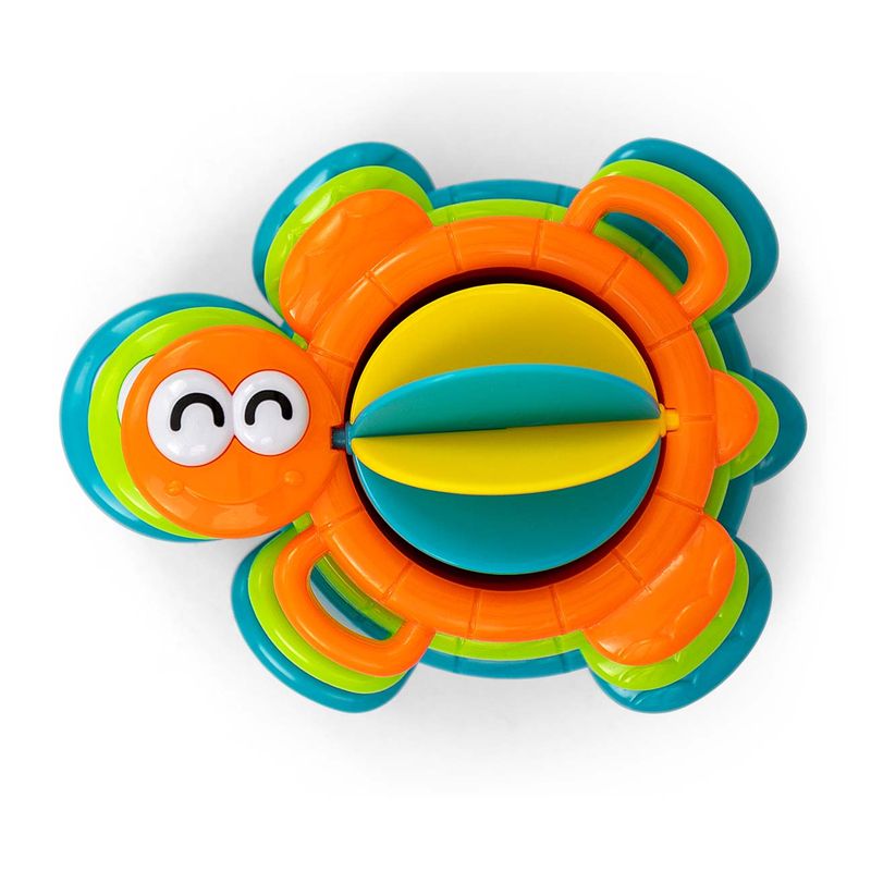 Jucarii, Copii si Bebe - Jucarii si jocuri - Jucarii bebelusi - Jucarii interactive bebelusi - Jucarie de baie cu 3 cesti colorate, sita si roata apa, Water Turtle - Infinity.ro