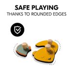 Jucarii, Copii si Bebe - Jucarii si jocuri - Jucarii bebelusi - Jucarii interactive bebelusi - Puzzle din lemn certificat FSC, cu piese imbinate, Hauck, Lion - Infinity.ro