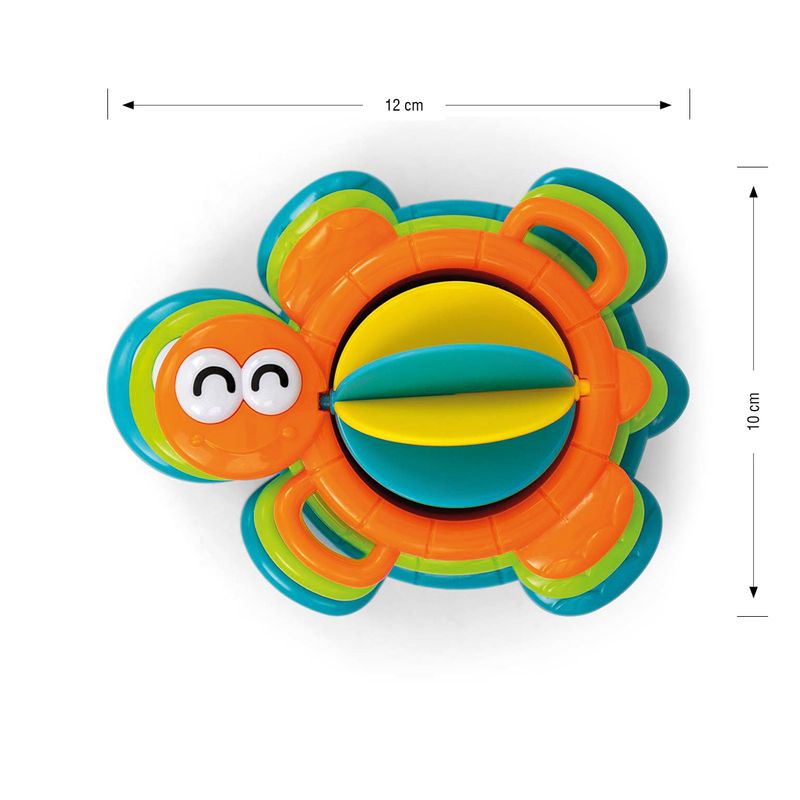 Jucarii, Copii si Bebe - Jucarii si jocuri - Jucarii bebelusi - Jucarii interactive bebelusi - Jucarie de baie cu 3 cesti colorate, sita si roata apa, Water Turtle - Infinity.ro