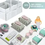 Jucarii, Copii si Bebe - Maternitate - Genti bebelusi - Gentuta mamicii, organizator scutece si accesorii copii si bebelusi, Gri, 38x26x18 cm - Infinity.ro