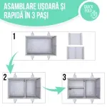 Jucarii, Copii si Bebe - Maternitate - Genti bebelusi - Gentuta mamicii, organizator scutece si accesorii copii si bebelusi, Mint, 38x26x18 cm - Infinity.ro