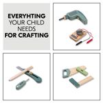 Jucarii, Copii si Bebe - Jucarii si jocuri - Jucarii bebelusi - Jucarii interactive bebelusi - Set 9 unelte si curea, Invata sa lucrezi, Hauck, Learn to Work - Infinity.ro