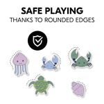 Jucarii, Copii si Bebe - Jucarii si jocuri - Jucarii bebelusi - Jucarii interactive bebelusi - Puzzle din lemn certificat FSC, Hauck, Sea - Infinity.ro