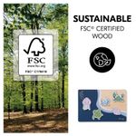 Jucarii, Copii si Bebe - Jucarii si jocuri - Jucarii bebelusi - Jucarii interactive bebelusi - Puzzle din lemn certificat FSC, Hauck, Sea - Infinity.ro