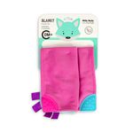 Jucarii, Copii si Bebe - Jucarii si jocuri - Jucarii bebelusi - Jucarii interactive bebelusi - Jucarie din plus, fosnaitoare si functie dentitie, Blanky Pink - Infinity.ro