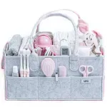 Jucarii, Copii si Bebe - Maternitate - Genti bebelusi - Gentuta mamicii, organizator scutece si accesorii copii si bebelusi, Pink, 38x26x18 cm - Infinity.ro