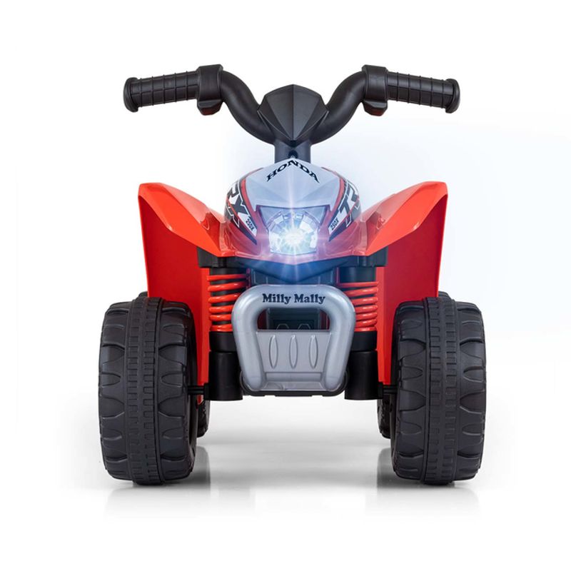 Jucarii, Copii si Bebe - Jucarii si jocuri - Jucarii de exterior - Masinute si vehicule pentru copii - ATV electric pentru copii licenta Honda 18-36 Luni cu sunete si lumini, Red - Infinity.ro