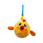 Jucarii, Copii si Bebe - Jucarii si jocuri - Jucarii bebelusi - Jucarii interactive bebelusi - Jucarie din plus pentru agatat, fosnaie si vibreaza, Baby Fish Yellow - Infinity.ro