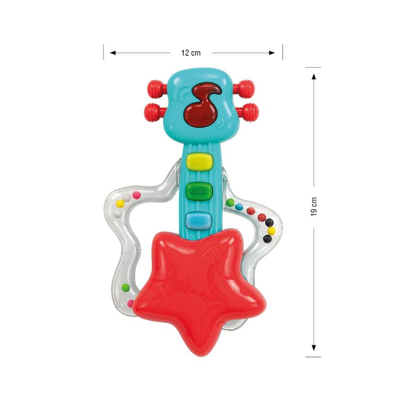 Jucarii, Copii si Bebe - Jucarii si jocuri - Jucarii bebelusi - Jucarii interactive bebelusi - Jucarie cu lumini si sunete Rock Star Red - Infinity.ro