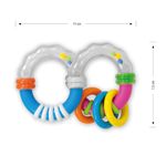Jucarii, Copii si Bebe - Jucarii si jocuri - Jucarii bebelusi - Jucarii interactive bebelusi - Jucarie zornaitoare Shaped 8 Rattle - Infinity.ro
