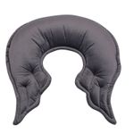 Jucarii, Copii si Bebe - Maternitate - Accesorii alaptare - Perna de alapatare din Velvet, Cloudy Grey - Infinity.ro