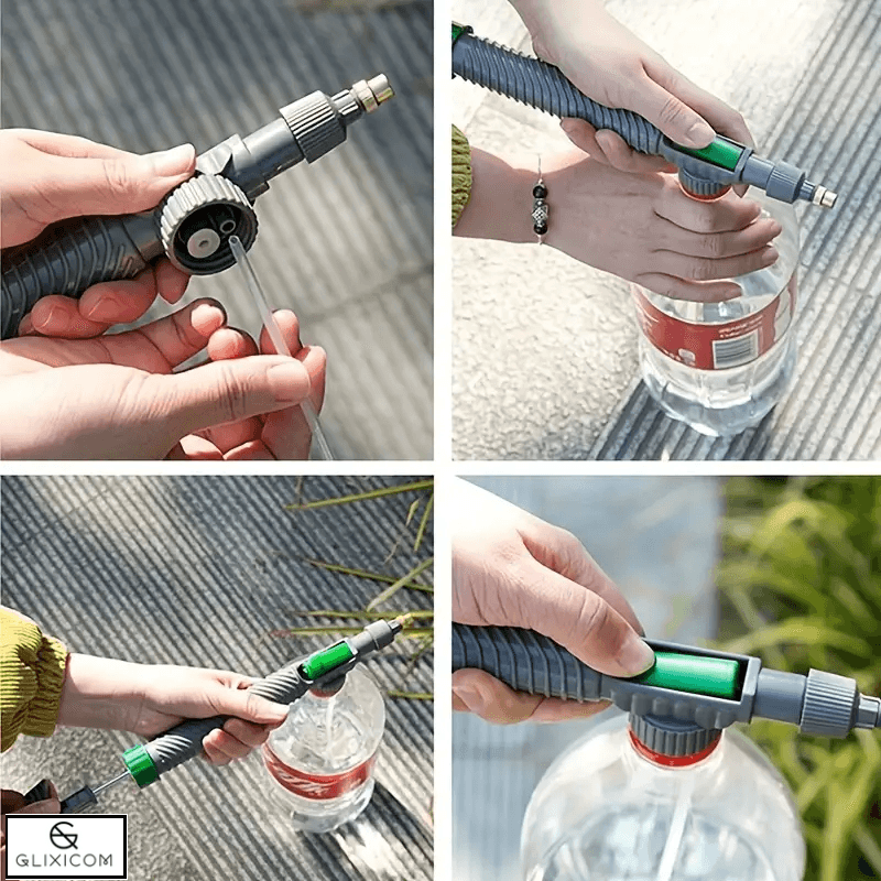 Casa si Gradina - Gradinarit si plante - Instalatii si accesorii pentru irigatii - Furtunuri de gradina si accesorii - Pulverizator Apa si Alte Lichide sub Presiune pentru Sticle si Recipiente 2 Moduri de Folosire 30 cm G Glixicom® - Infinity.ro