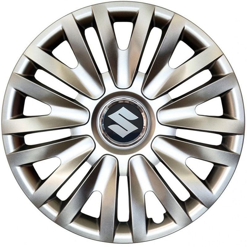 Auto si Moto - Anvelope si jante - Accesorii roti - Capace roti - Set 4 Capace Roti Kerime R15, Potrivite Jantelor de 15 inch, Pentru Suzuki, Model 313 - Infinity.ro