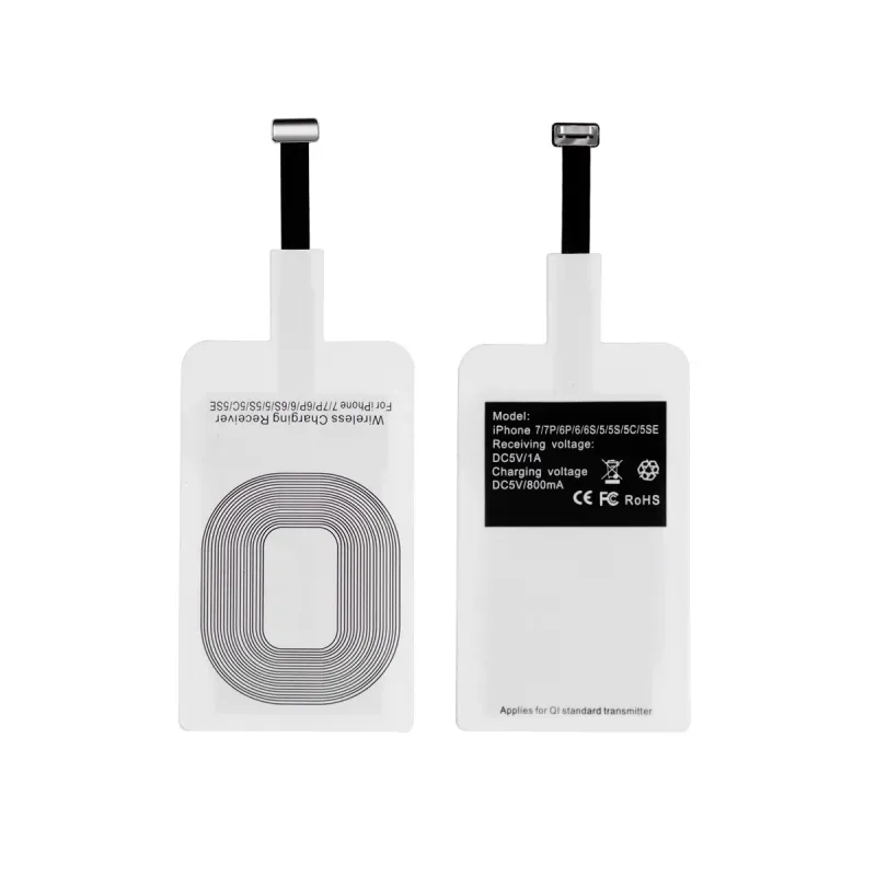 Laptop, Telefoane si Tablete - Telefoane mobile si accesorii - Accesorii Telefoane - Incarcatoare telefoane - Incarcator Wireless Receiver iPhone, Envisage Receiver Wireless 5V 1A compatibil cu iPhone, SGQ1, incarcare telefon, alb - Infinity.ro