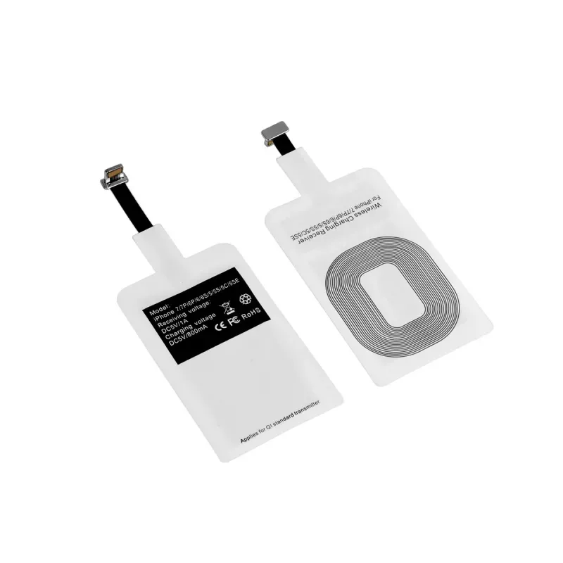 Laptop, Telefoane si Tablete - Telefoane mobile si accesorii - Accesorii Telefoane - Incarcatoare telefoane - Incarcator Wireless Receiver iPhone, Envisage Receiver Wireless 5V 1A compatibil cu iPhone, SGQ1, incarcare telefon, alb - Infinity.ro