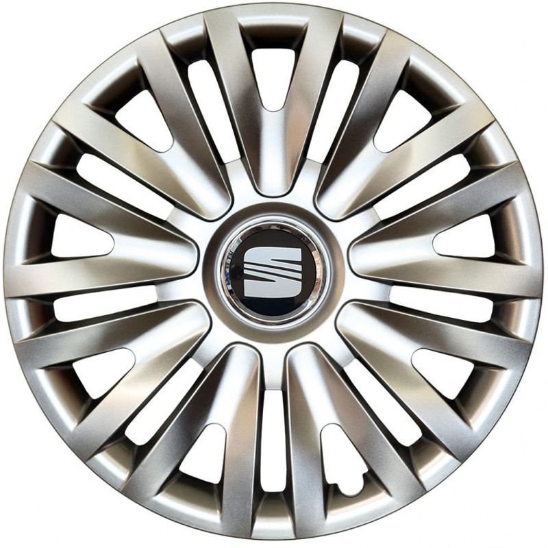 Auto si Moto - Anvelope si jante - Accesorii roti - Capace roti - Set 4 Capace Roti Kerime R15, Potrivite Jantelor de 15 inch, Pentru Seat, Model 313 - Infinity.ro