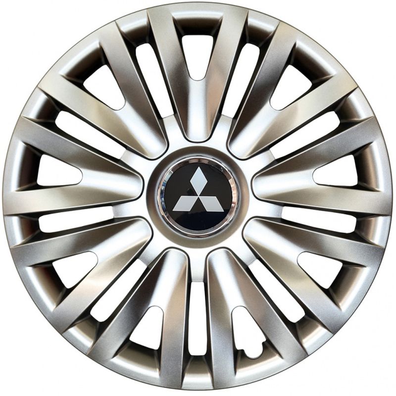 Auto si Moto - Anvelope si jante - Accesorii roti - Capace roti - Set 4 Capace Roti Kerime R15, Potrivite Jantelor de 15 inch, Pentru Mitsubishi, Model 313 - Infinity.ro