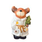 Casa si Gradina - Decoratiuni - Obiecte decorative - Accesorii decorative - Candela Craciun figurina ren - 15 cm - Infinity.ro
