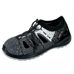 Casa si Gradina - Constructii - Echipamente de lucru - Incaltaminte protectia muncii - Sandale de lucru, SB, FO, SRA, Fly-knit, bombeu metalic, gri si negru, marimea 45, ART.MAS - Infinity.ro