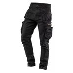 Casa si Gradina - Constructii - Echipamente de lucru - Imbracaminte protectia muncii - Pantaloni de lucru cu 5 buzunare, model DENIM, negru, marime L, NEO - Infinity.ro