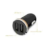 Laptop, Telefoane si Tablete - Telefoane mobile si accesorii - Accesorii Telefoane - Incarcatoare telefoane - Incarcator auto TOPK Fast Charging 5V 2.1A 10.5W Dual Port USB pentru telefoane mobile - Inel auriu - Infinity.ro