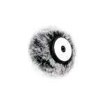 Laptop, Telefoane si Tablete - Telefoane mobile si accesorii - Accesorii Telefoane - Alte accesorii telefoane - Pamponas blana pentru husa spate telefon mobil, alb / negru - Infinity.ro