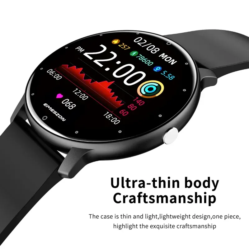 Laptop, Telefoane si Tablete - Wearables si gadgeturi - Wearables - Smartwatch-uri - Ceas Smartwatch si bratara fitness, Emeszon® A23 Bluetooth Notificari social media Monitorizare activitati fizice, negru - Infinity.ro