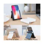 Laptop, Telefoane si Tablete - Telefoane mobile si accesorii - Accesorii Telefoane - Suport si docking telefoane - Suport birou masa telefon mobil tableta Floveme banda silicon anti alunecare, se modeleaza la unghi 0 - 100 grade, Negru - Infinity.ro