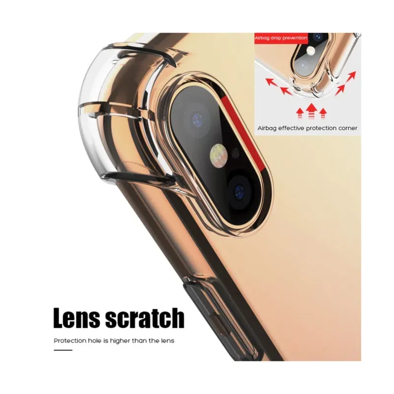 Laptop, Telefoane si Tablete - Telefoane mobile si accesorii - Accesorii Telefoane - Huse telefoane - Husa telefon iPhone X, Envisage, compatibil cu iPhone X, Luxury A+, Bumper din silicon si trasparenta cu dubla protectie - Infinity.ro