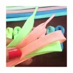 Sport si Outdoor - Accesorii si echipamente sportive - Alte accesorii sportive - Sireturi fosforescente model sport, lumineaza noaptea, 1 pereche, lungime 100 cm, material textil, alb - Infinity.ro