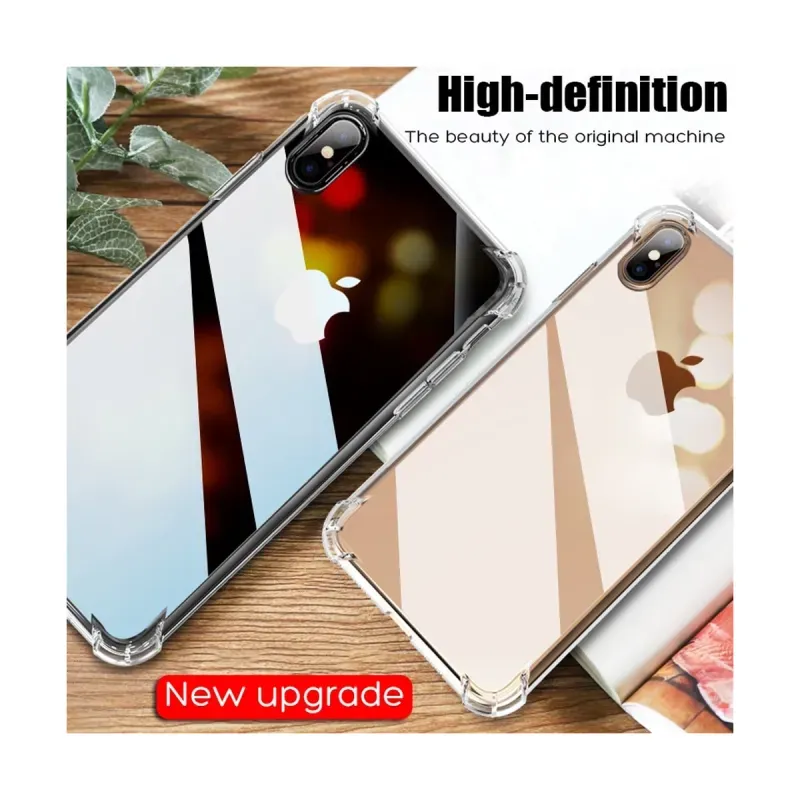 Laptop, Telefoane si Tablete - Telefoane mobile si accesorii - Accesorii Telefoane - Huse telefoane - Husa telefon iPhone X, Envisage, compatibil cu iPhone X, Luxury A+, Bumper din silicon si trasparenta cu dubla protectie - Infinity.ro