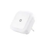 Casa si Gradina - Corpuri si surse de iluminat - Veioze si lampi - Lampi de veghe - Lampa de veghe cu lumina alba LED 1W si senzor de lumina, alb - Infinity.ro