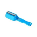 Casa si Gradina - Bucatarie si vesela - Ustensile bucatarie - Razatori si curatatoare - Curatator Peste, Emeszon®, contine cuva depozitare solzi Peste, mini cutit de Inox incorporat razuire solzi, albastru - Infinity.ro