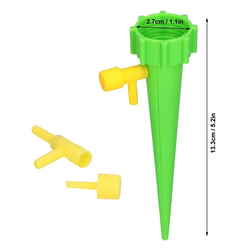 Casa si Gradina - Gradina si terasa - Mobilier exterior - Accesorii pentru gradina - Picurator apa cu valva, Emeszon®, pentru irigare flori sau alte plante de ghiveci si gradina, verde - Infinity.ro