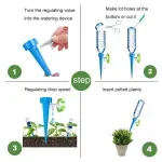 Casa si Gradina - Gradina si terasa - Mobilier exterior - Accesorii pentru gradina - Picurator apa cu valva, Emeszon®, pentru irigare flori sau alte plante de ghiveci si gradina, verde - Infinity.ro